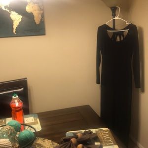 Black evening gown